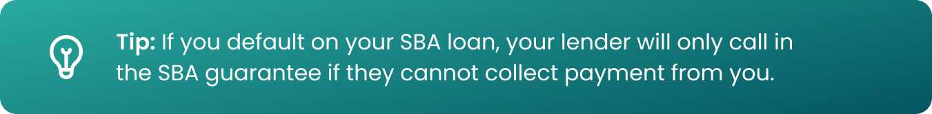 business loan default